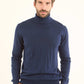 Turtle Neck Solid Regular Basic Pullover
