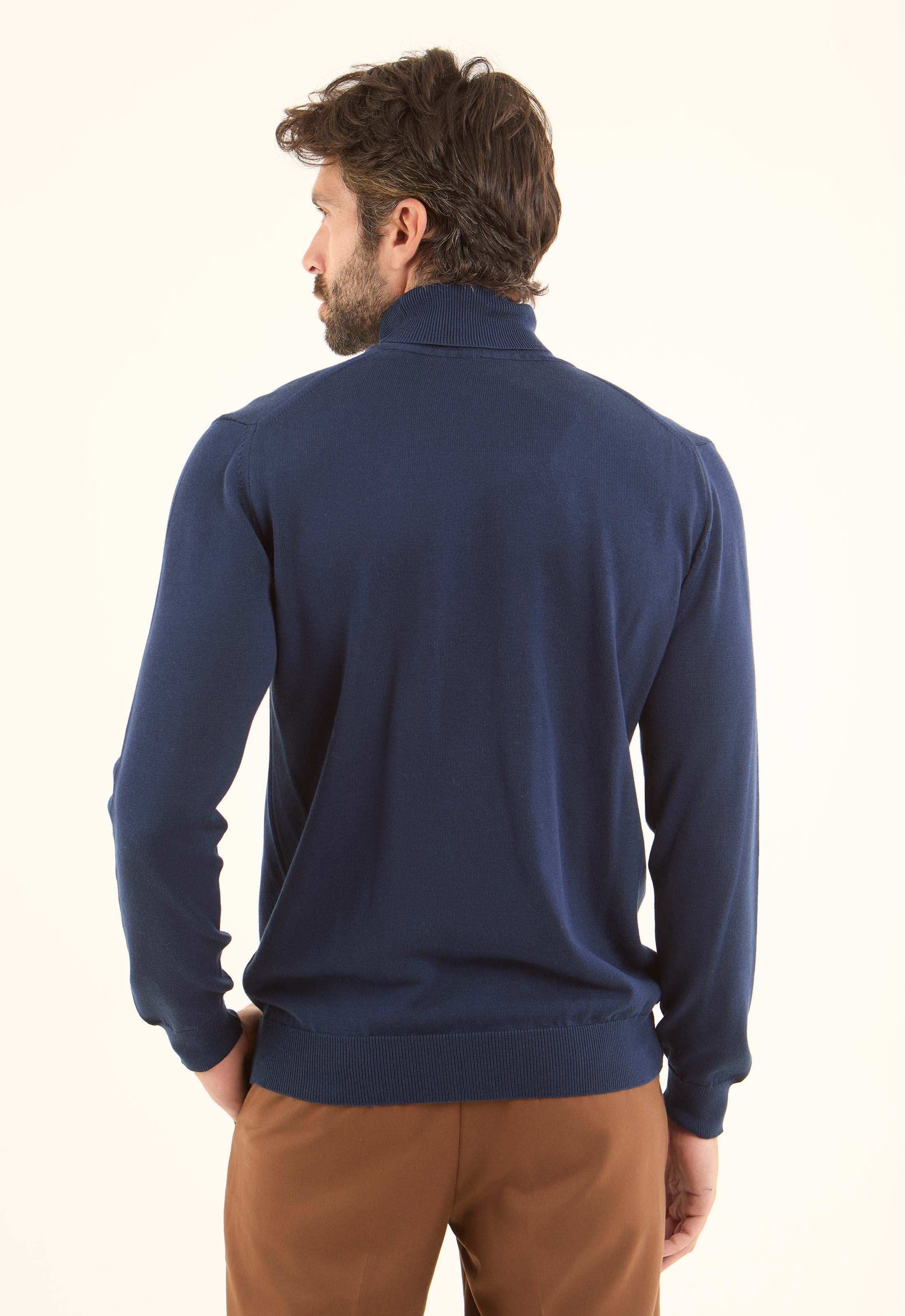 Turtle Neck Solid Regular Basic Pullover