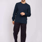 Men Regular Fit Pajama Navy