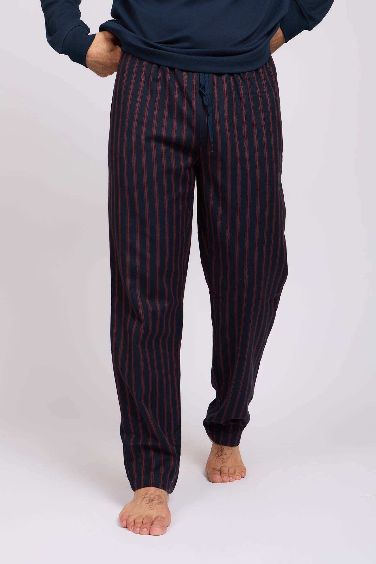 Men Regular Fit Pajama Navy