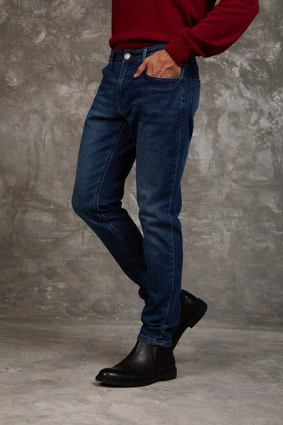 Men Regular Fit Denim - Blue