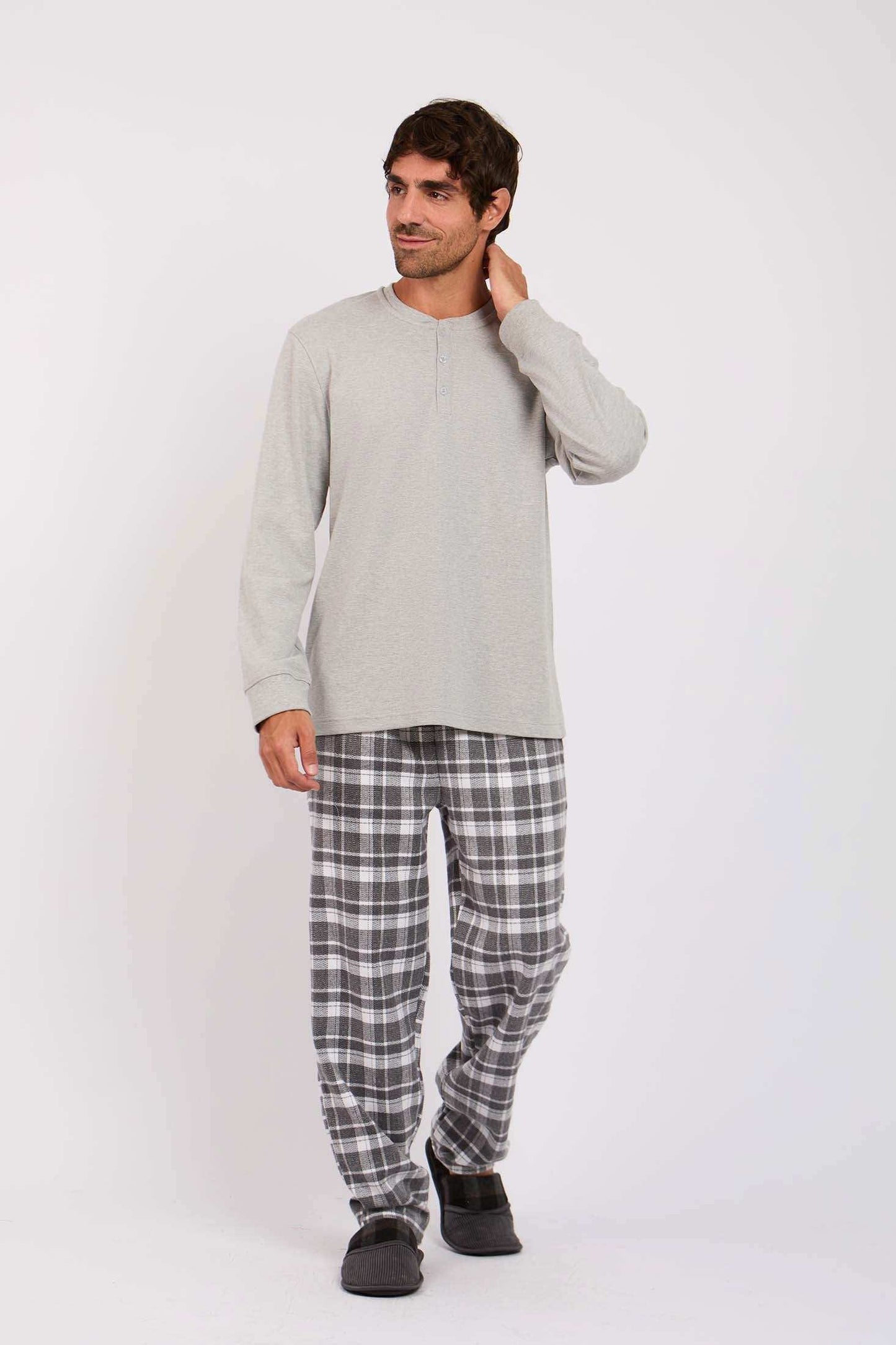 Men Regular Fit Pajama Grey