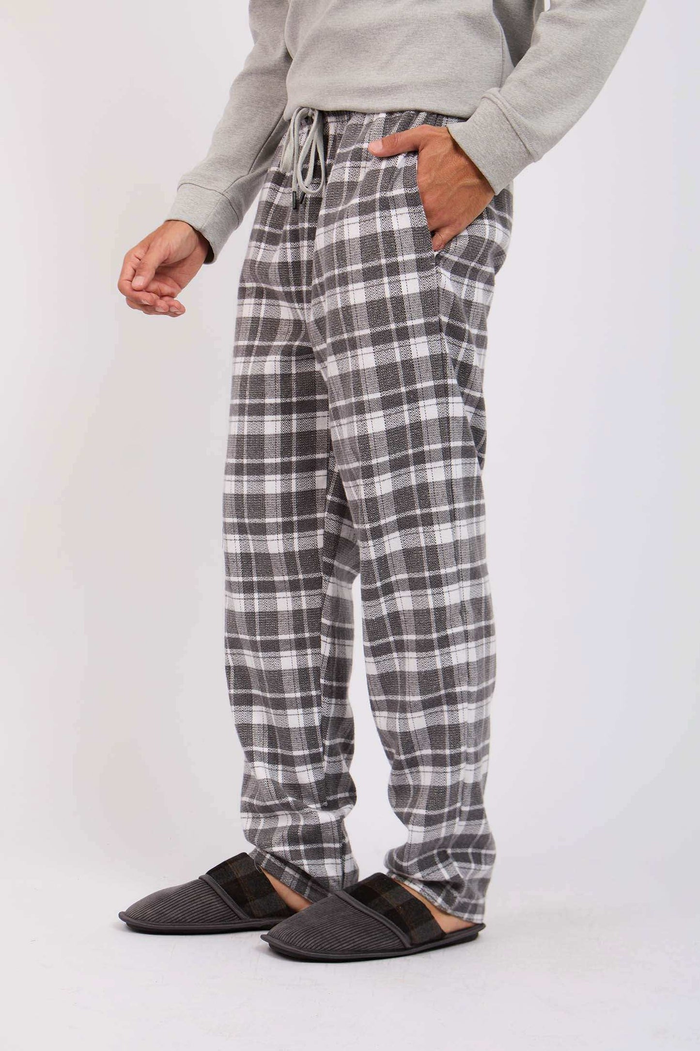 Men Regular Fit Pajama Grey