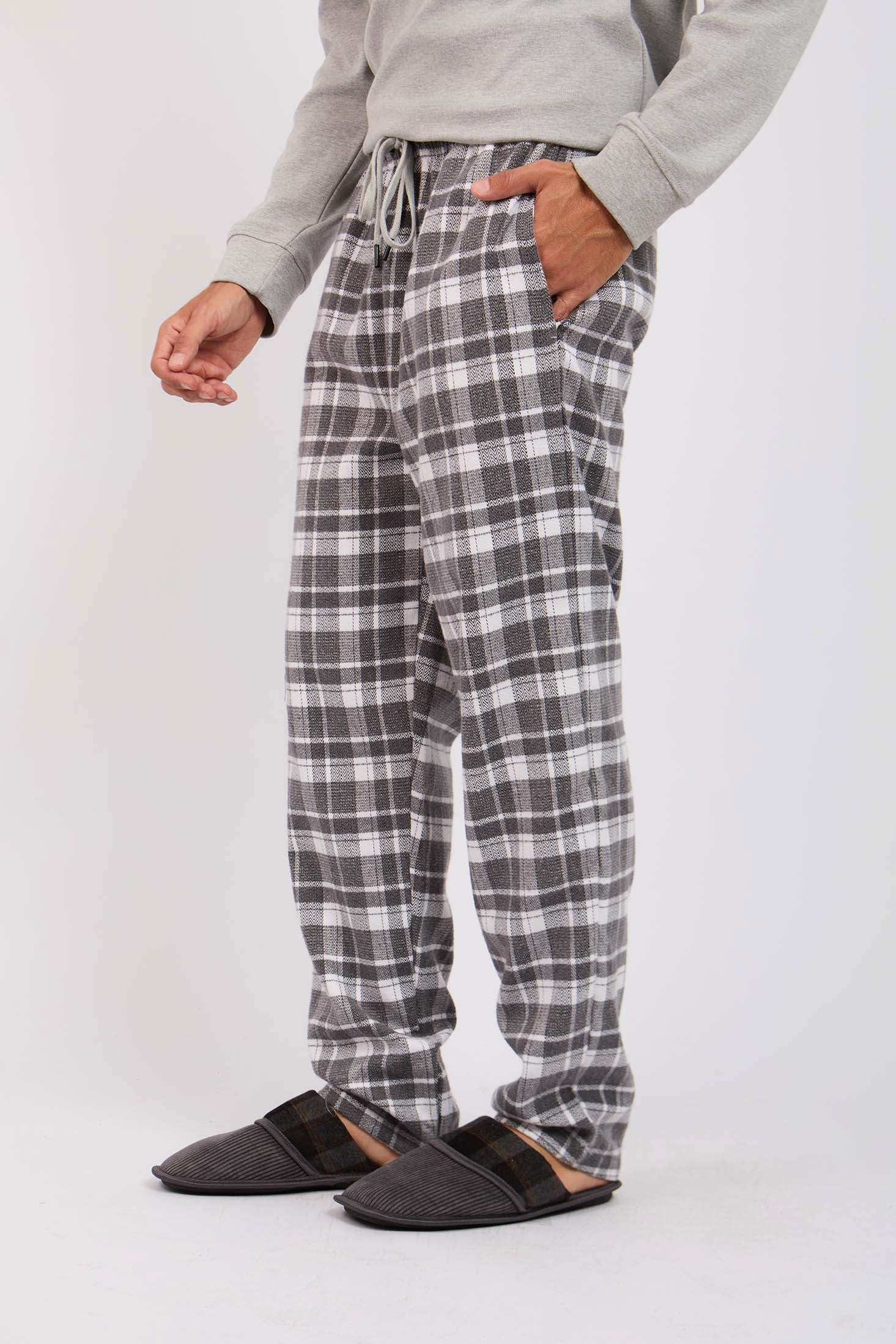 رجال بفيت عادي بيجاما رمادي