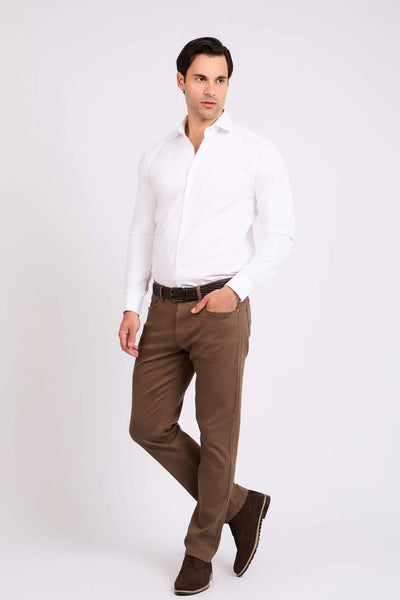 Men Regular Fit Shirt - White