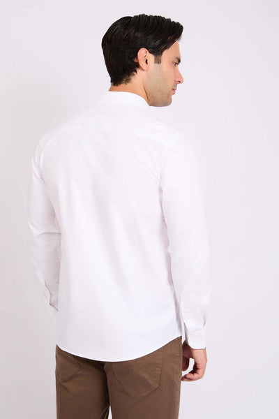 Men Regular Fit Shirt - White