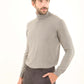 Turtle Neck Solid Regular Basic Pullover