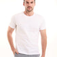 Crew Neck Solid Basic Tee