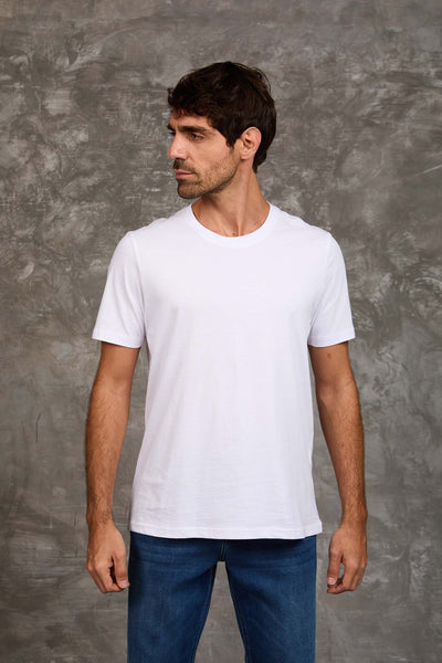 Men Regular Fit T-shirt - White