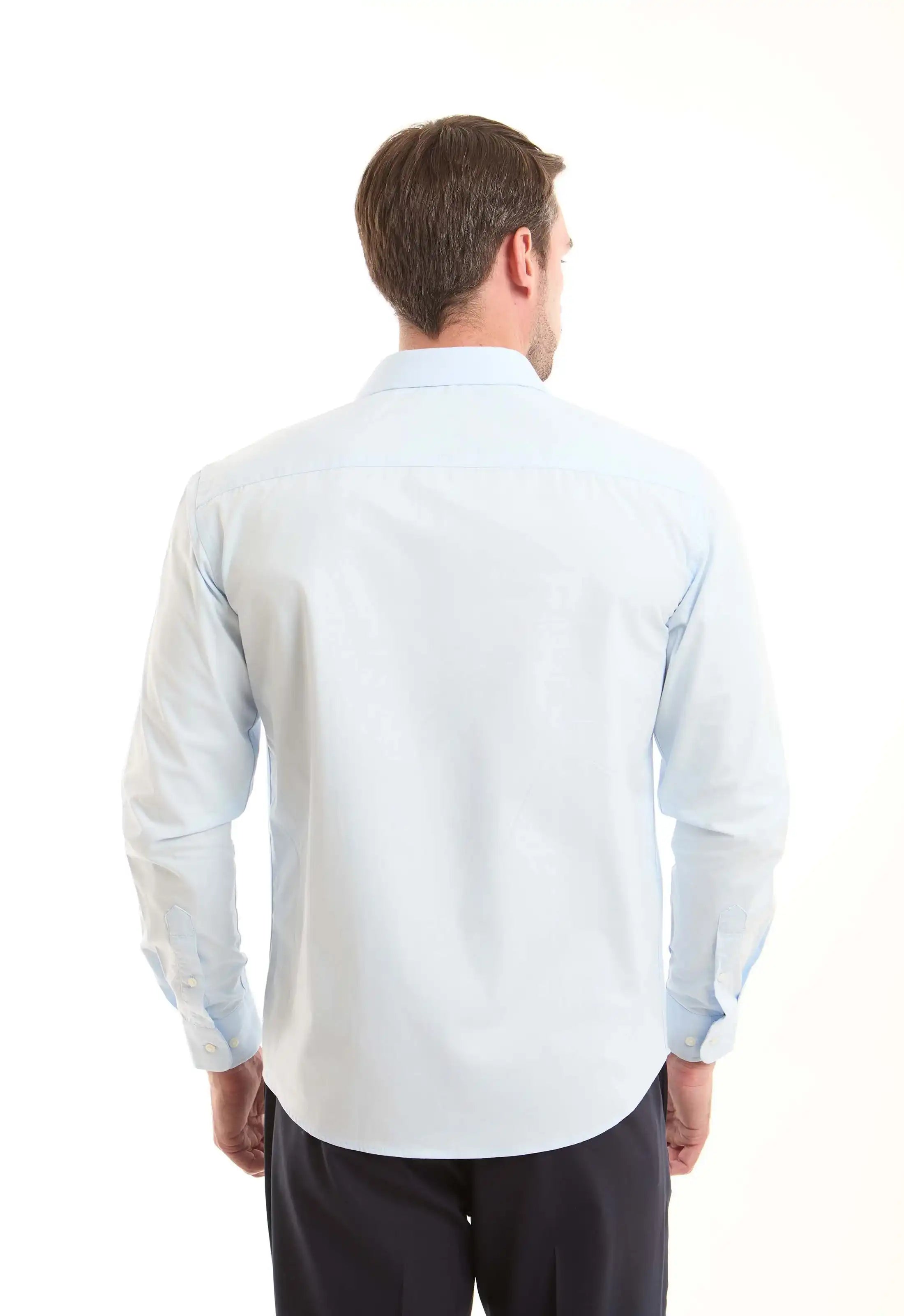 قميص أكسفورد قطن سادة