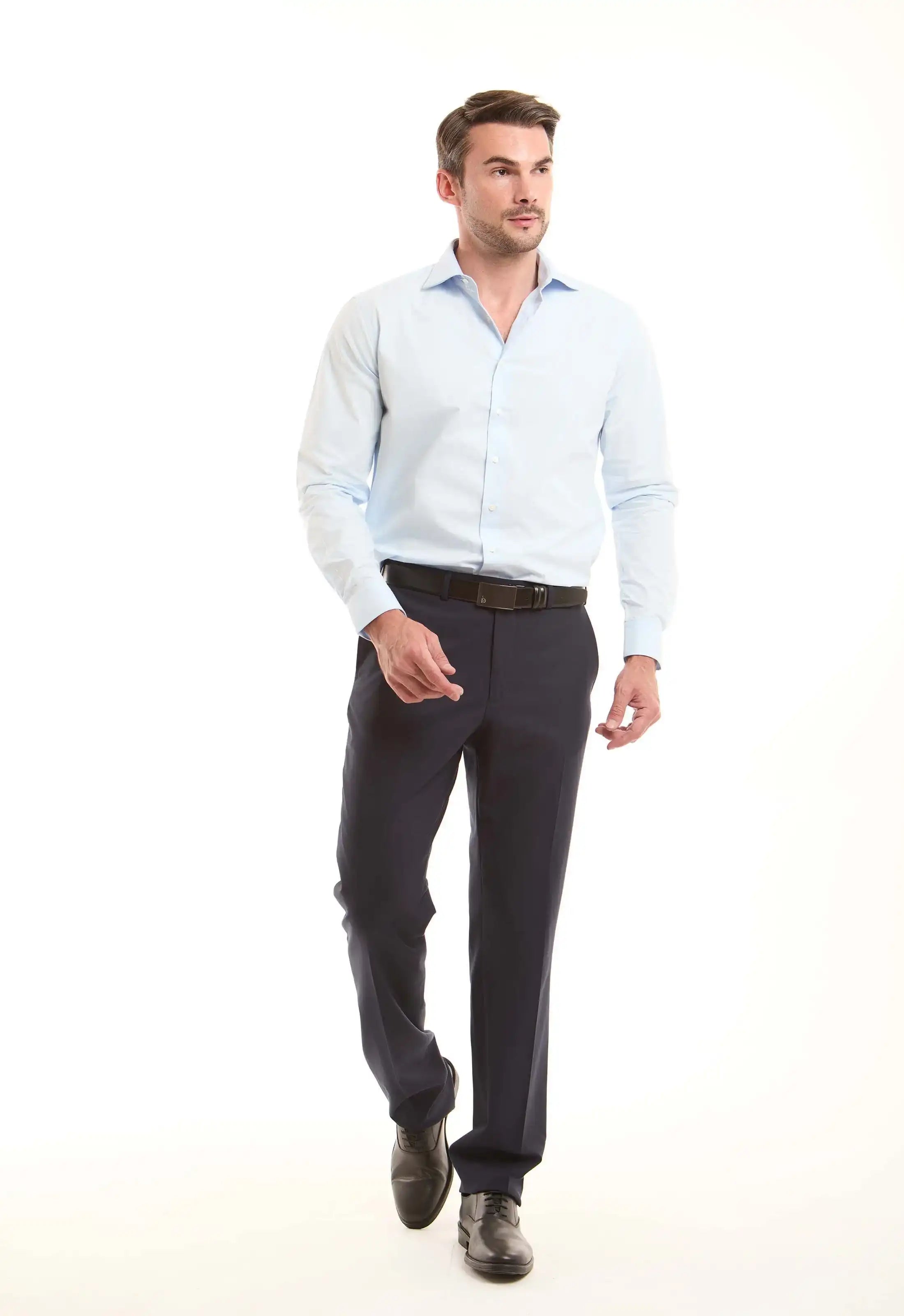 قميص أكسفورد قطن سادة