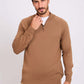 Regular Fit Solid Classic Zipped Sweater