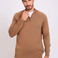 Regular Fit Solid Classic Zipped Sweater