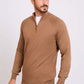 Regular Fit Solid Classic Zipped Sweater