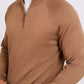 Regular Fit Solid Classic Zipped Sweater