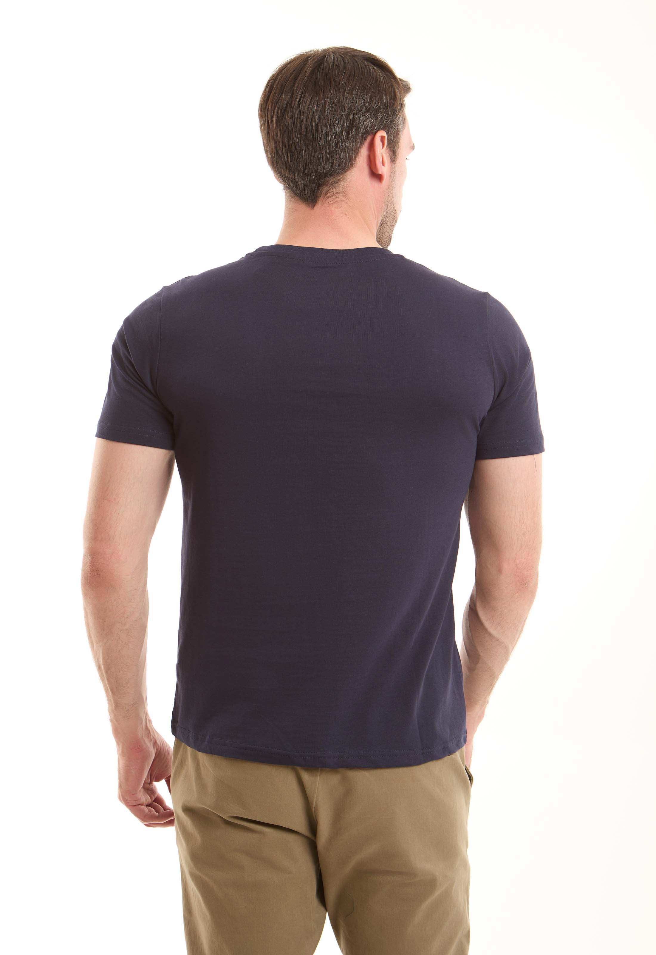 تيشيرت أساسي سادة برقبة دائرية