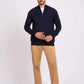 Regular Fit Solid Classic Zipped Sweater
