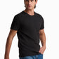 Black Cotton Crew Neck T-Shirt