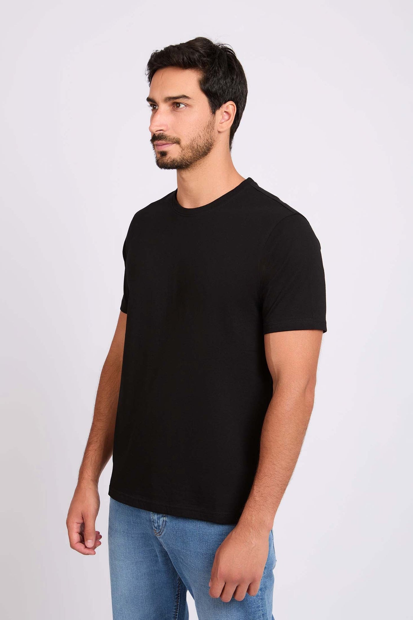 Men Regular Fit T-shirt - Black