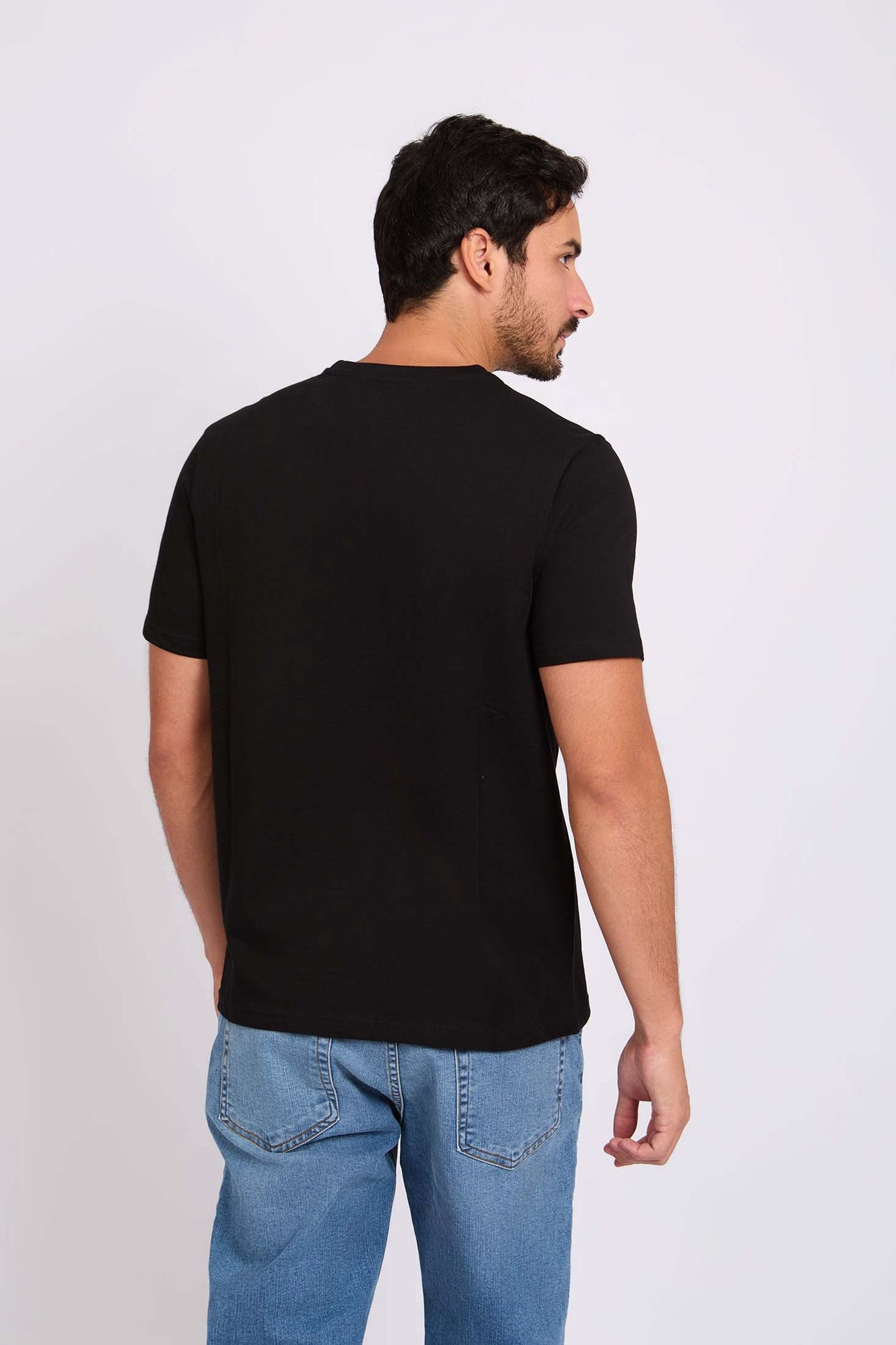 Men Regular Fit T-shirt - Black