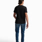 Black Cotton Crew Neck T-Shirt