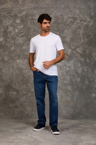 Men Straight Leg  Denim - Indigo