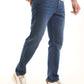 Blue Slim-Fit Cotton Jeans