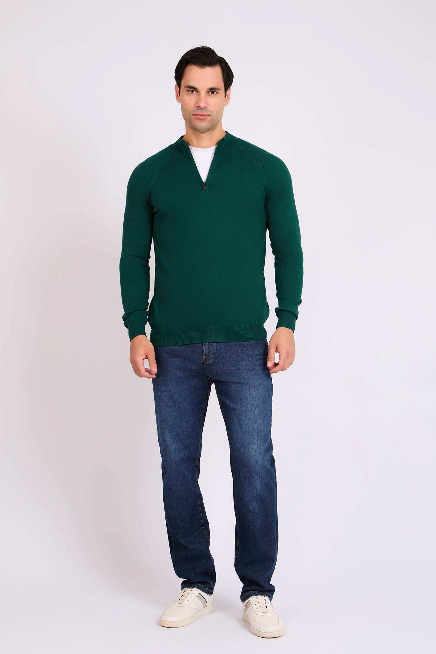 Men Regular Fit Pullover - Green