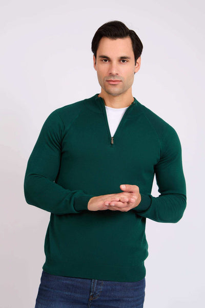 Men Regular Fit Pullover - Green