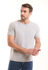 Crew Neck Solid Basic Tee