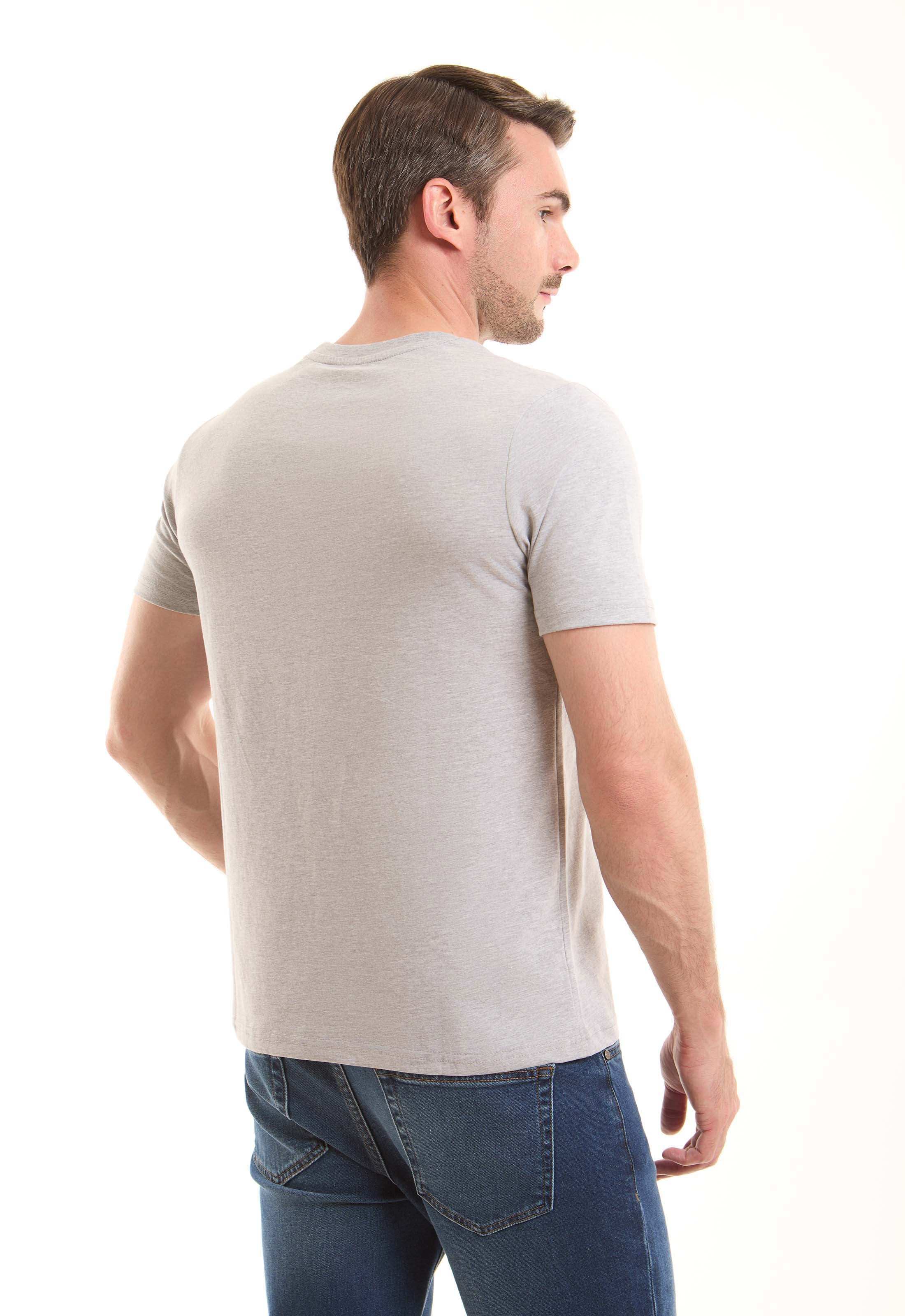 تيشيرت أساسي سادة برقبة دائرية