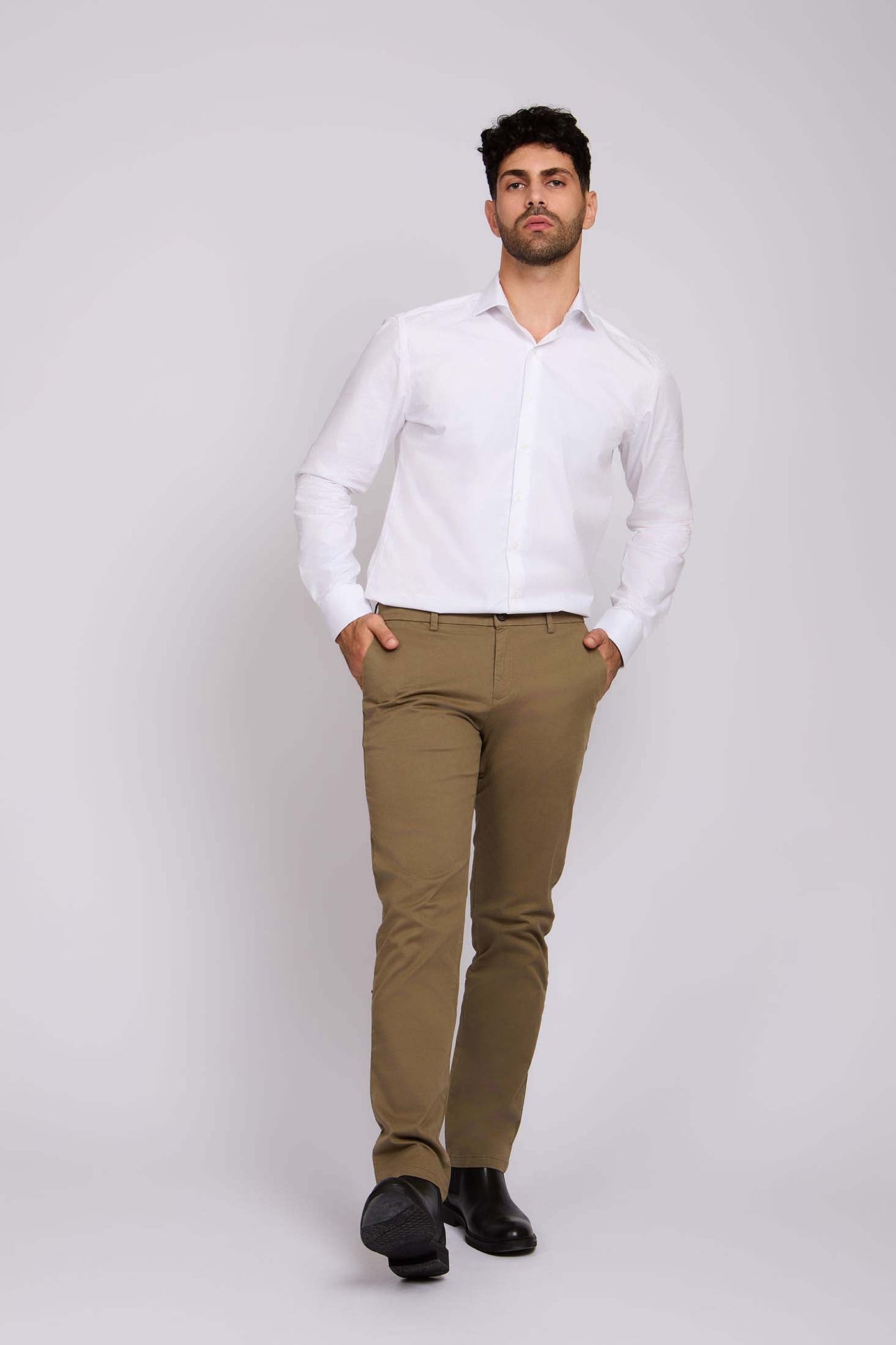 Men Regular Fit Shirt - White