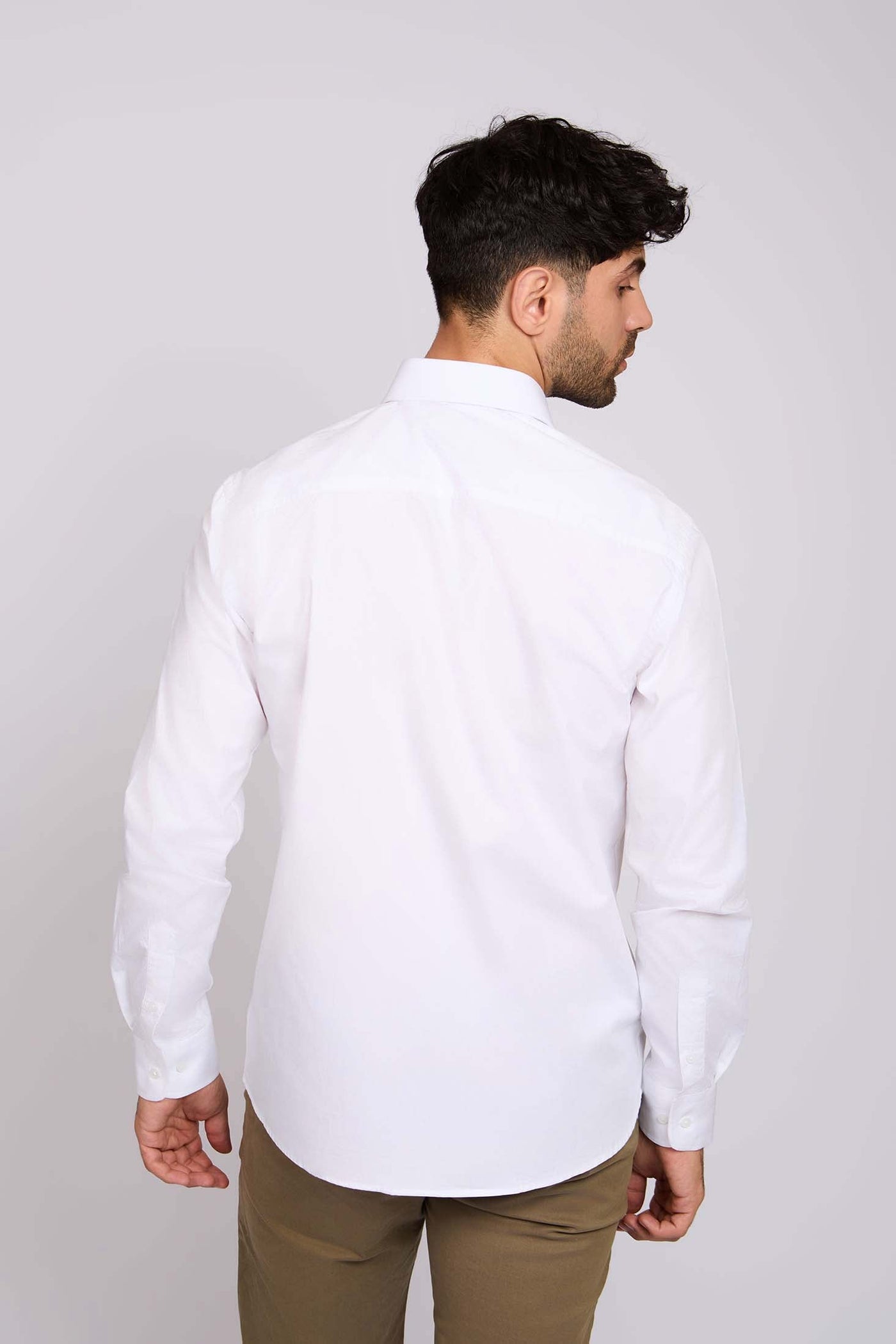 Men Regular Fit Shirt - White