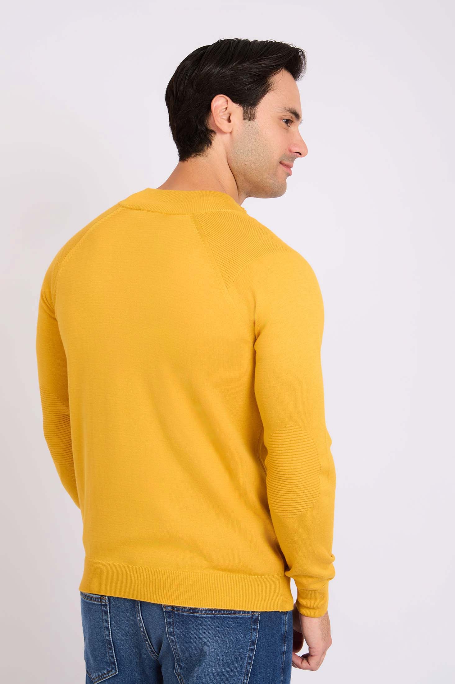 بلوفر رجال عادي أزرق