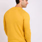 Men Regular Fit Pullover Yellow