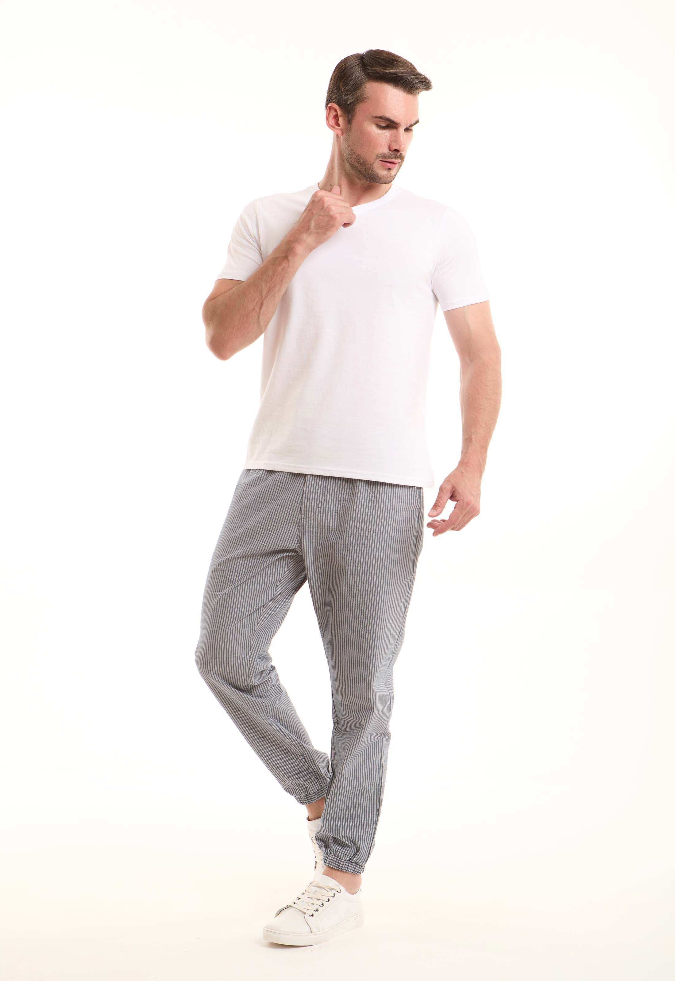 V-Neck Solid Basic Tee