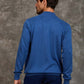 Men Regular Fit Pullover Blue