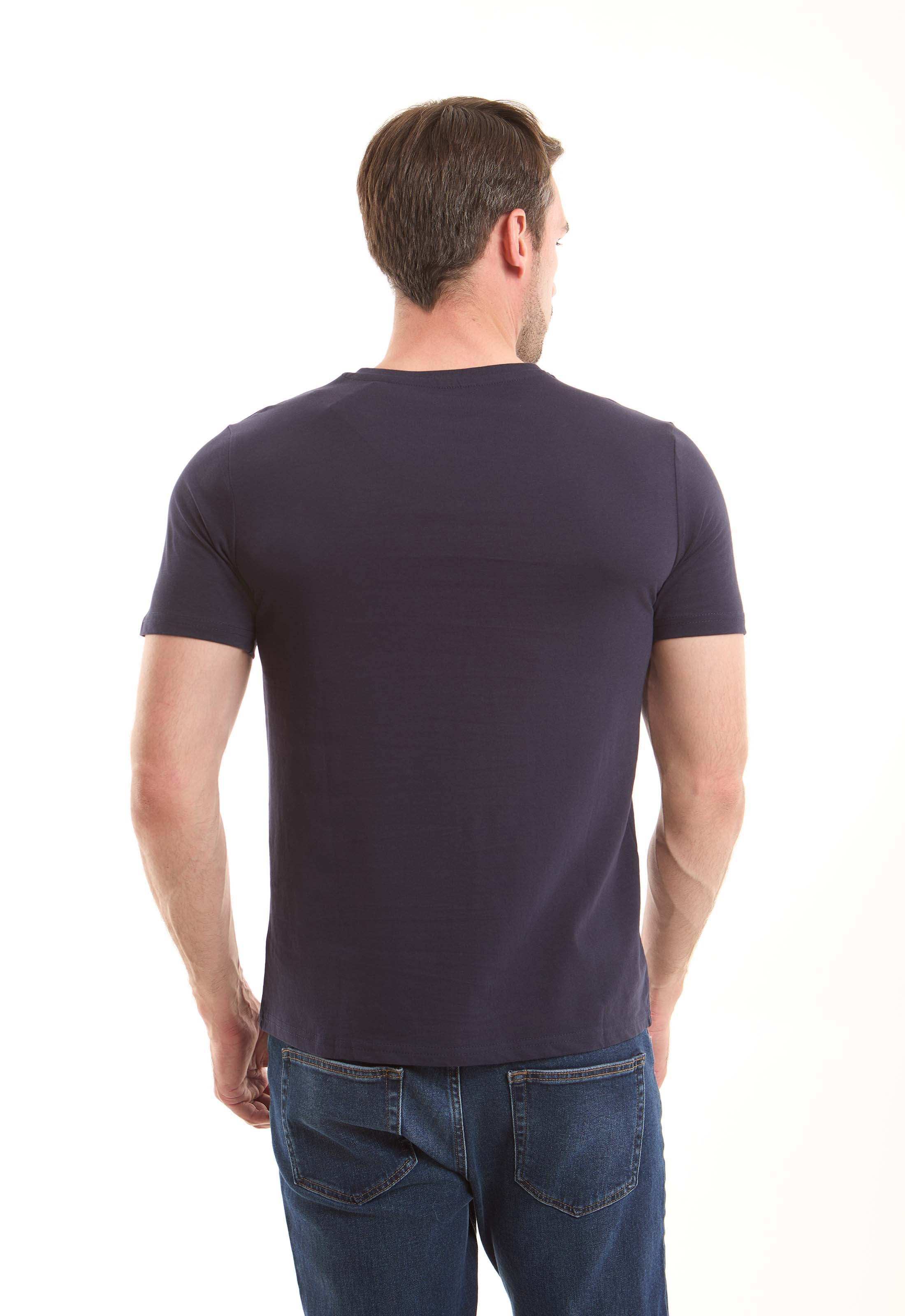 V-Neck Solid Basic Tee