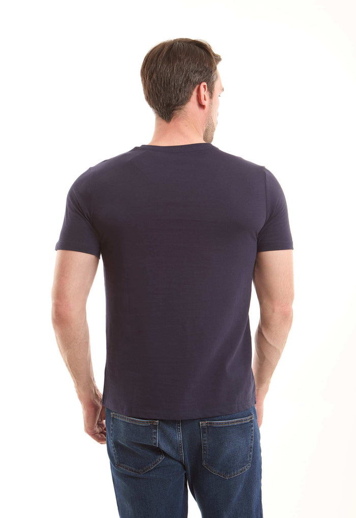 V-Neck Navy Basic Tee