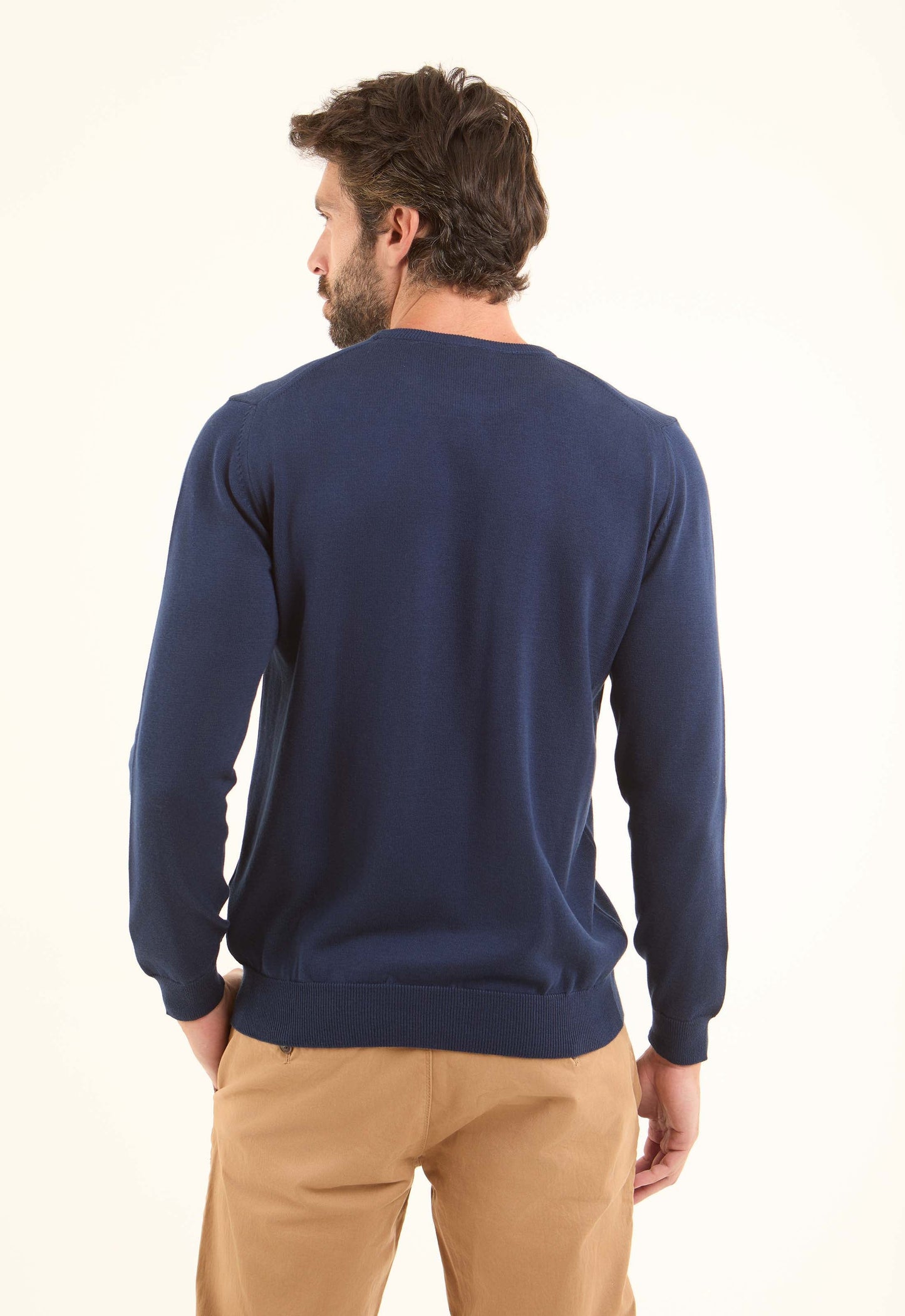 Long Sleeves Solid Basic Pullover