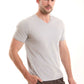 V-Neck Solid Basic Tee