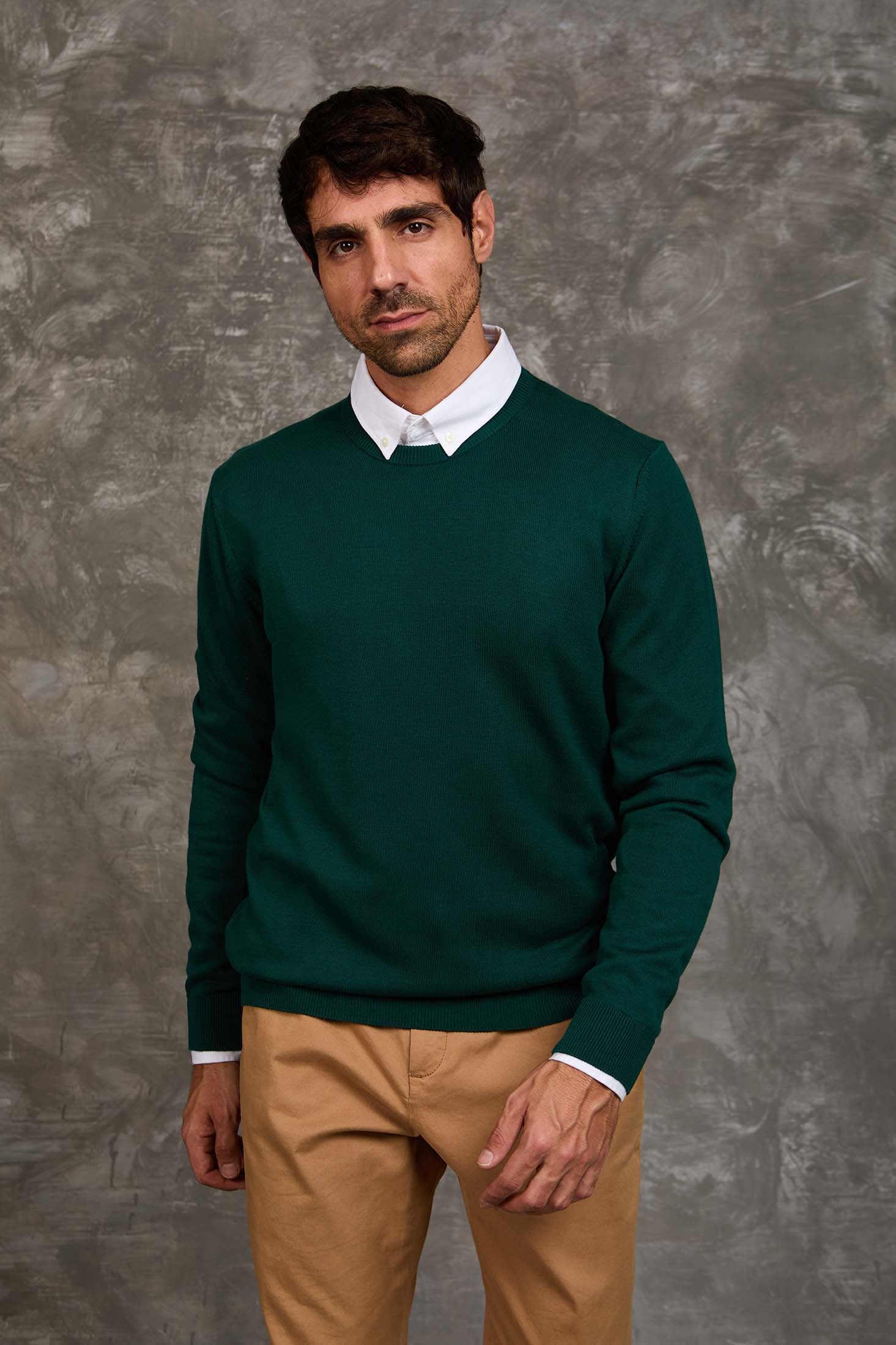 Long Sleeves Solid Basic Pullover