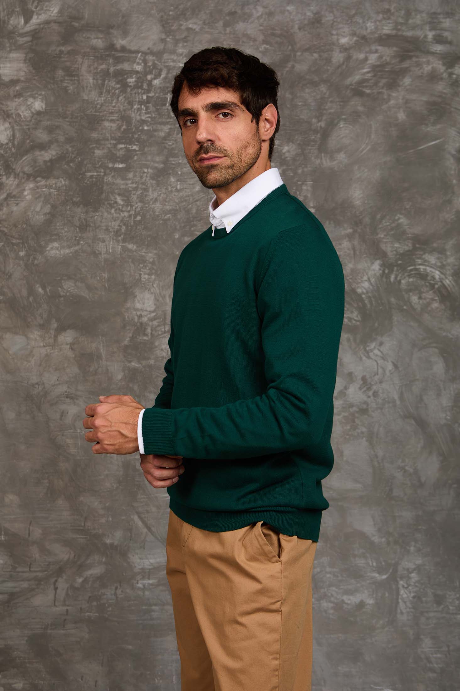 Long Sleeves Solid Basic Pullover