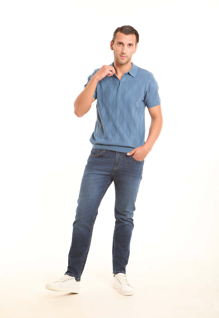 Blue Straight Jeans