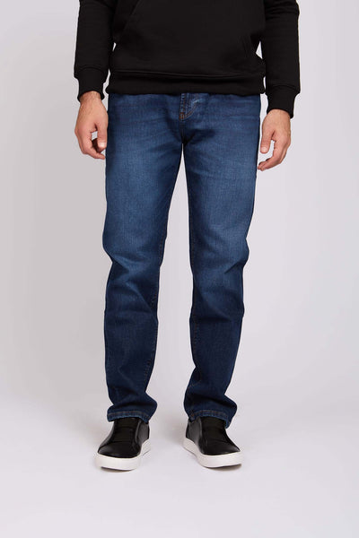 Men Straight Leg  Denim - Blue