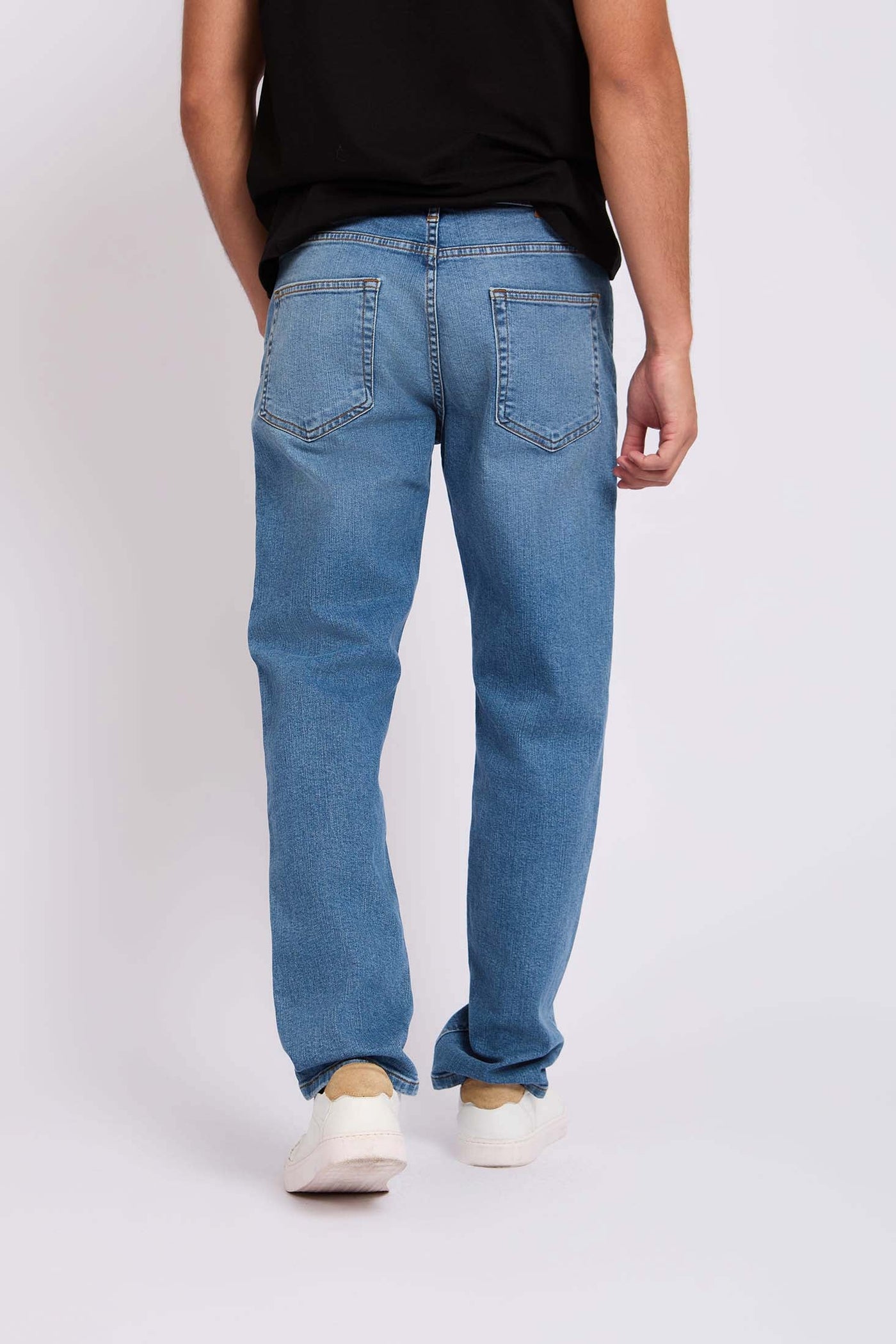 Men Straight Leg  Denim - Light Blue