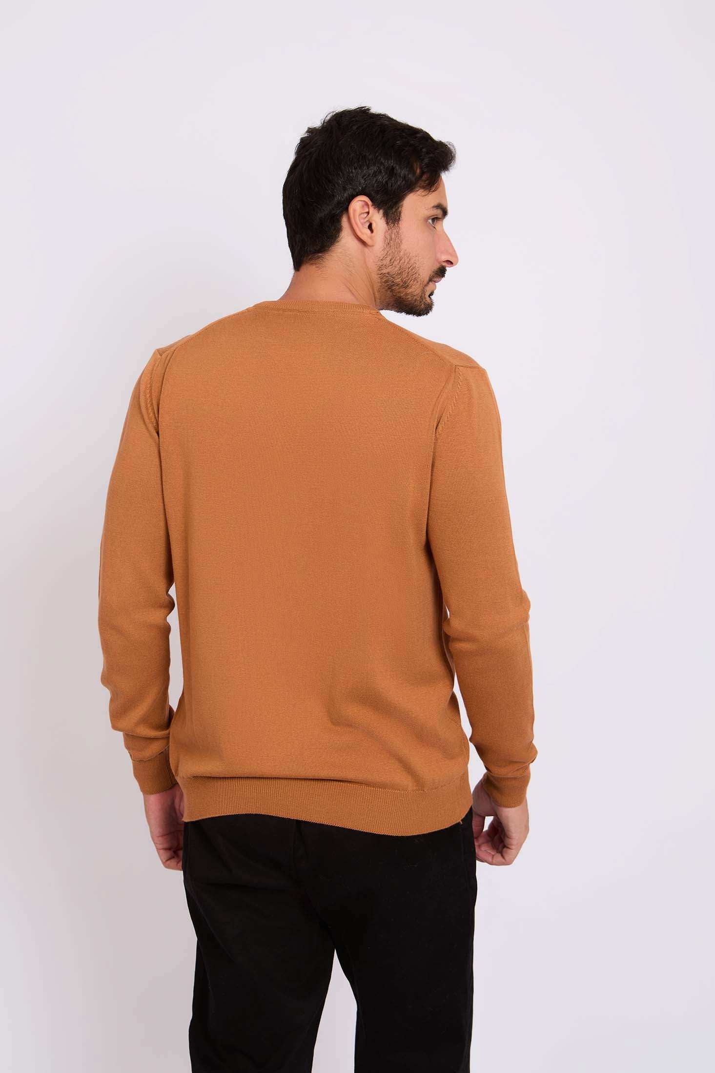 Long Sleeves Solid Basic Pullover