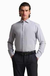 Light Grey Classic Cotton Shirt