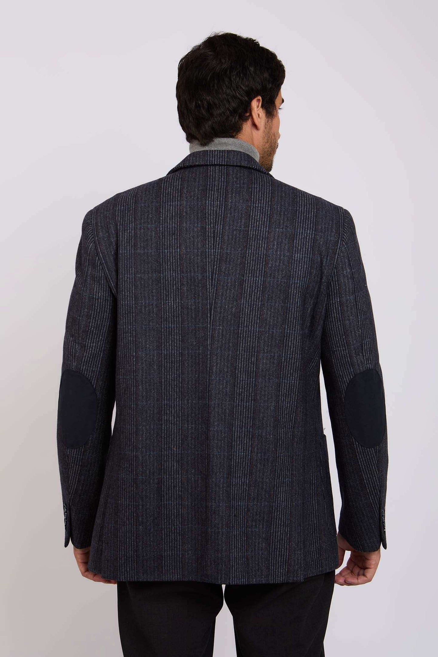 Men Regular Fit Blazer Navy
