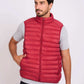 Men Regular Fit Vest Red